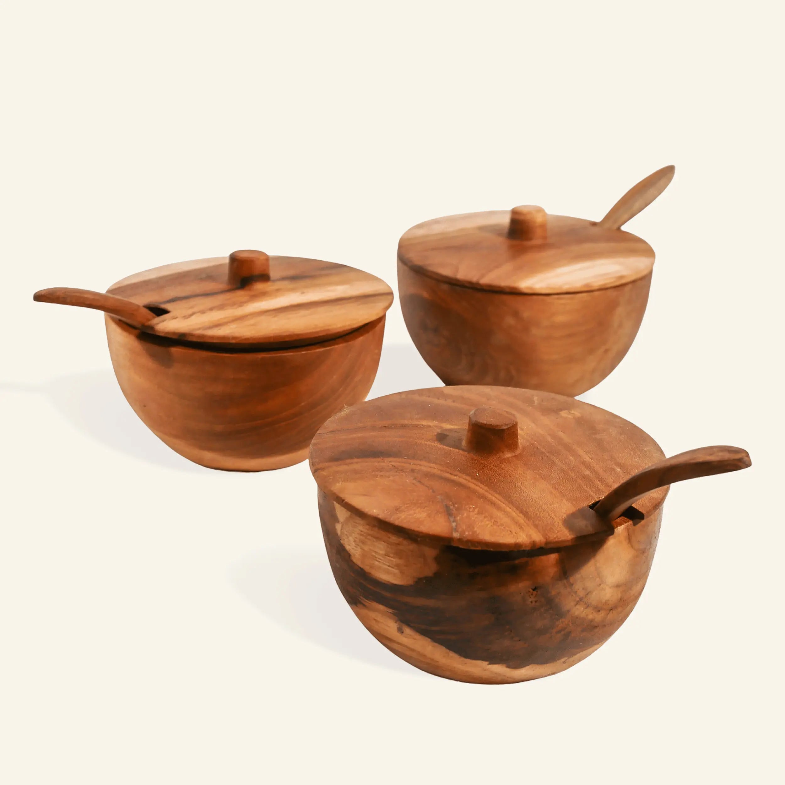 Ensemble 3 Pots à épices - CRUSOË