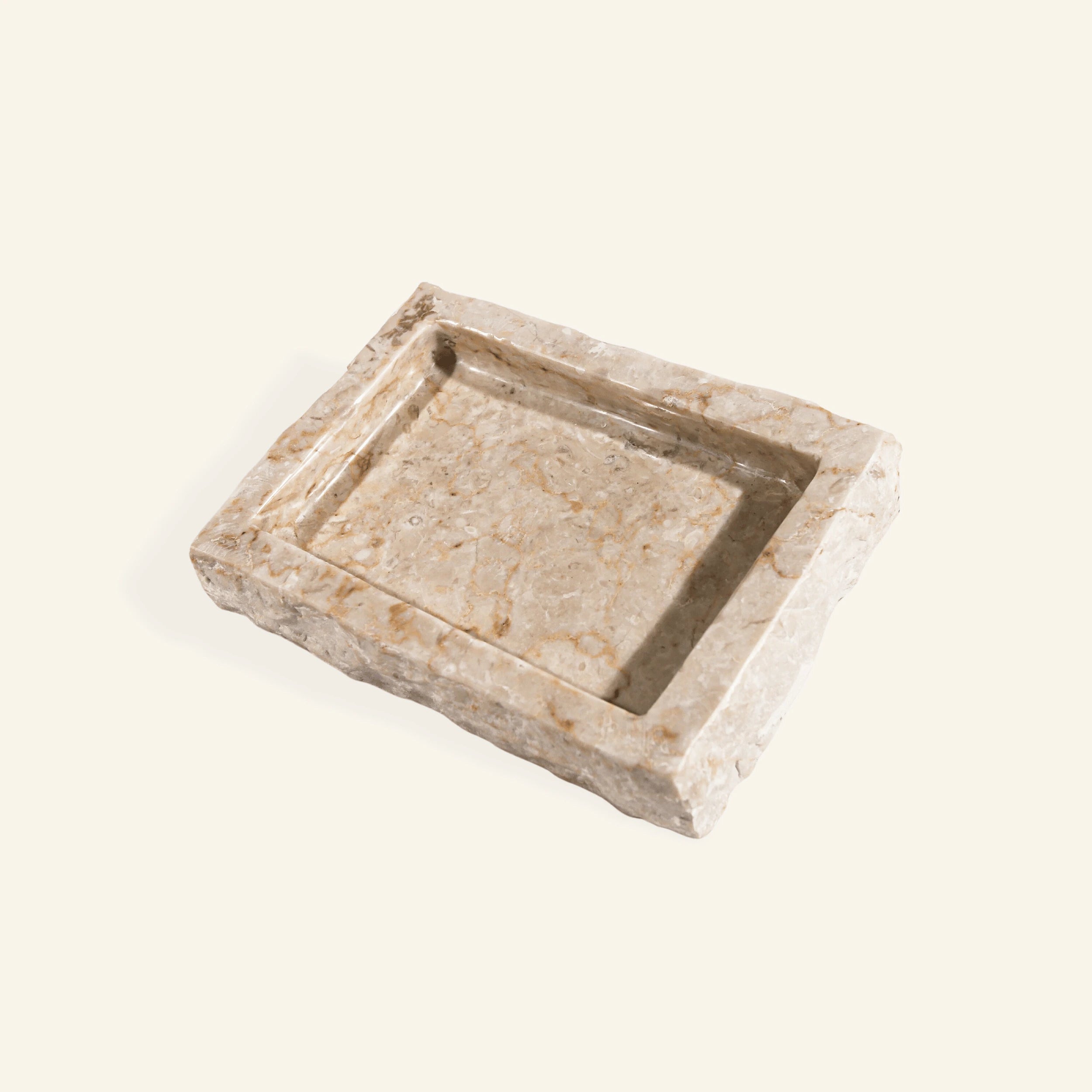 Porte Savon en marbre blanc - CRUSOË