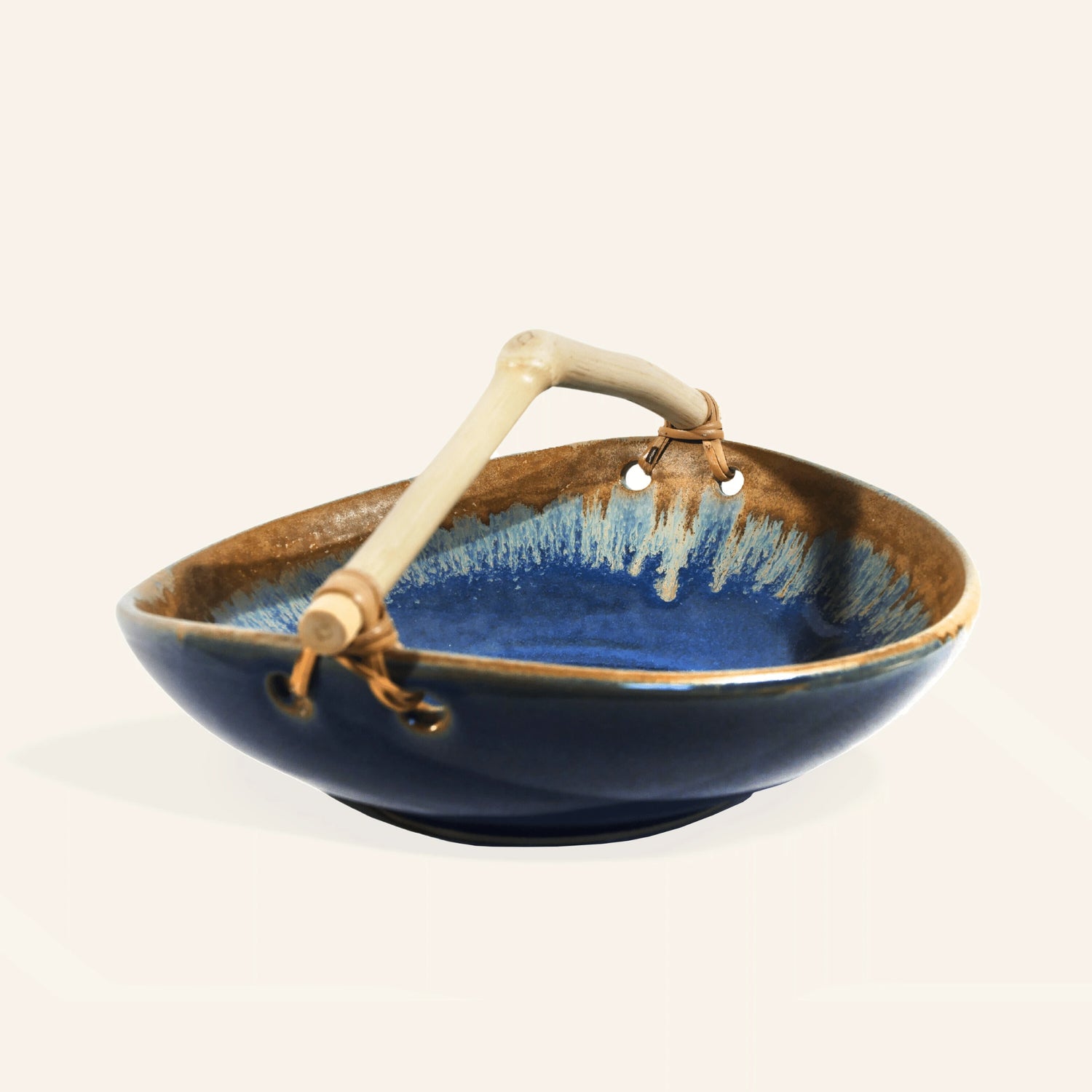 Plat céramique et bois - CRUSOË