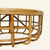 Table basse en rotin - CRUSOË