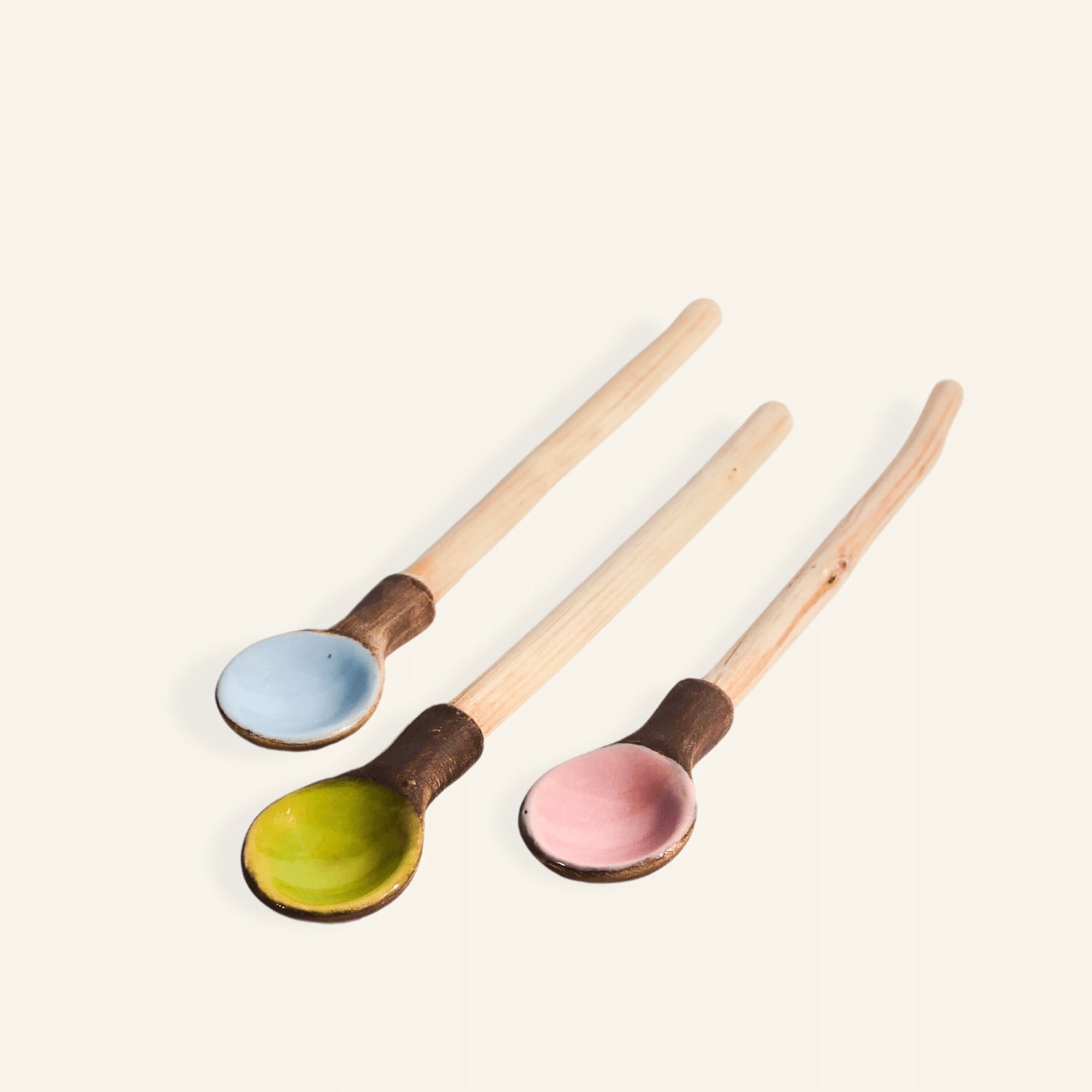 Cuillère en céramique et bois - CRUSOË
