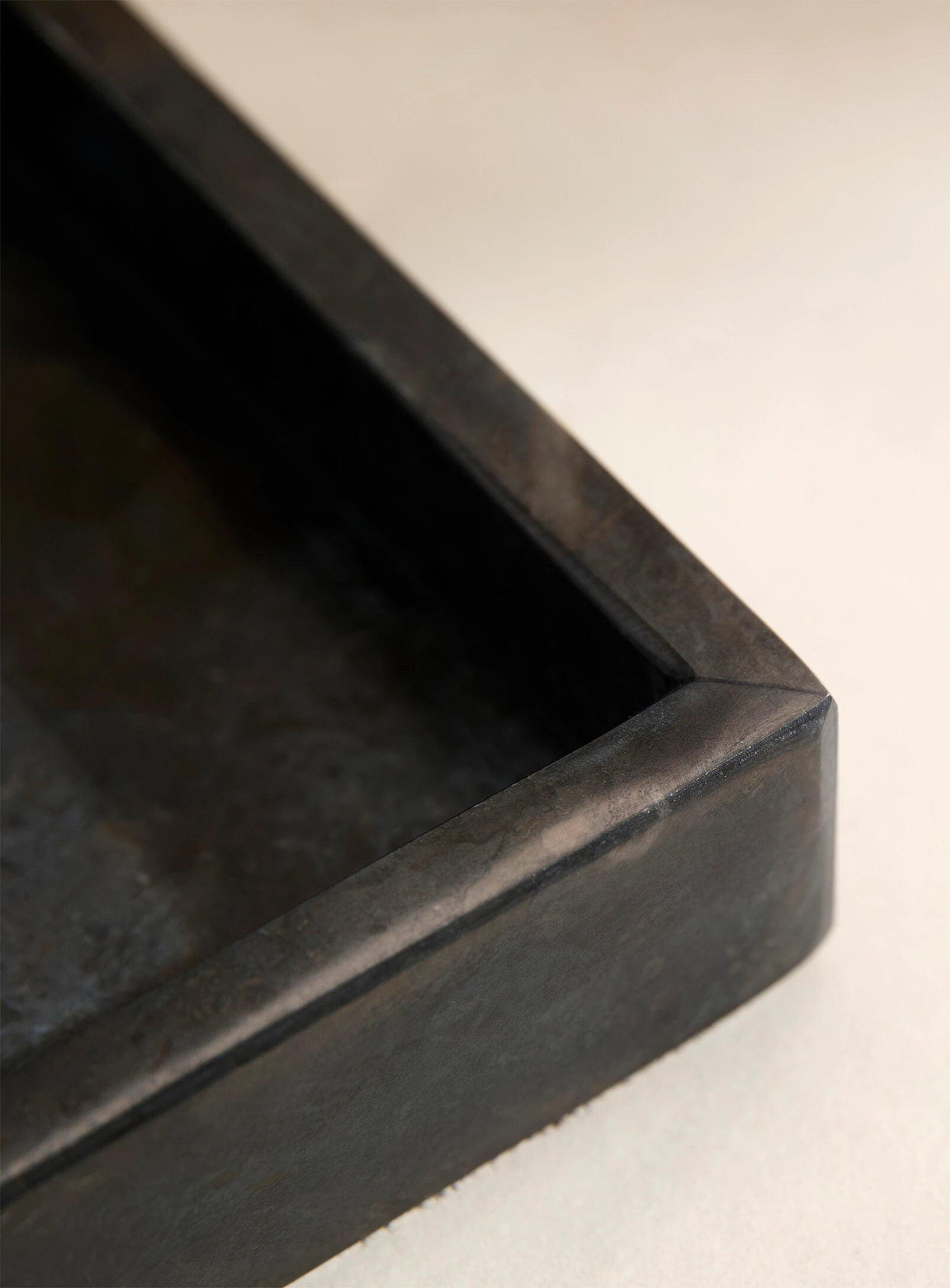 Plateau en marbre - Noir