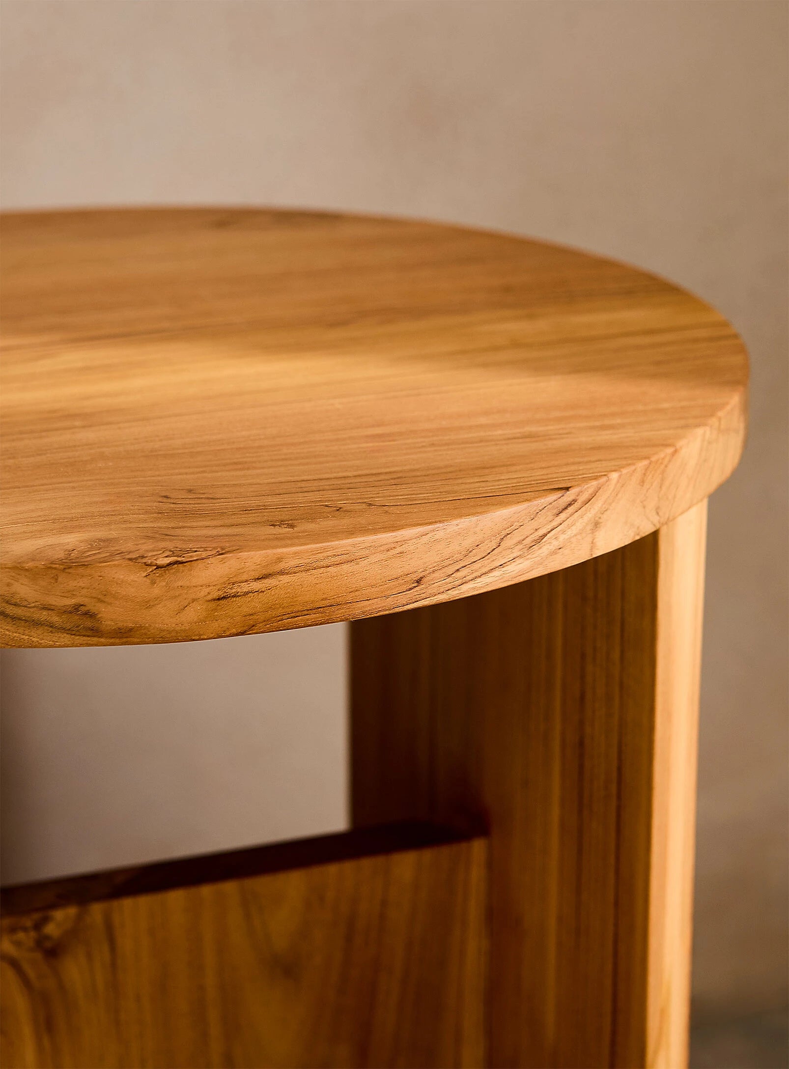 Nika teak stool