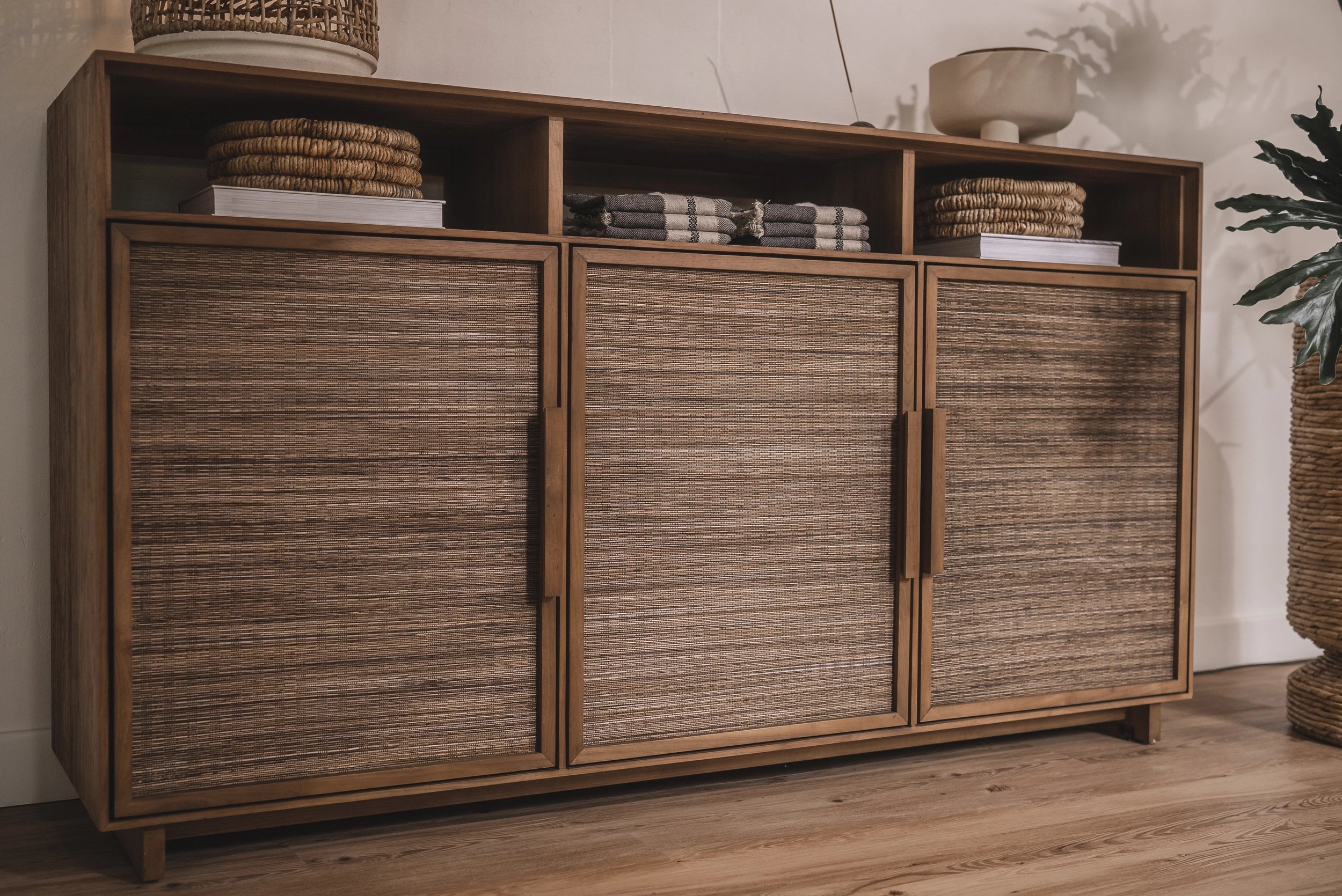 Hopper High Chest with 3 Doors