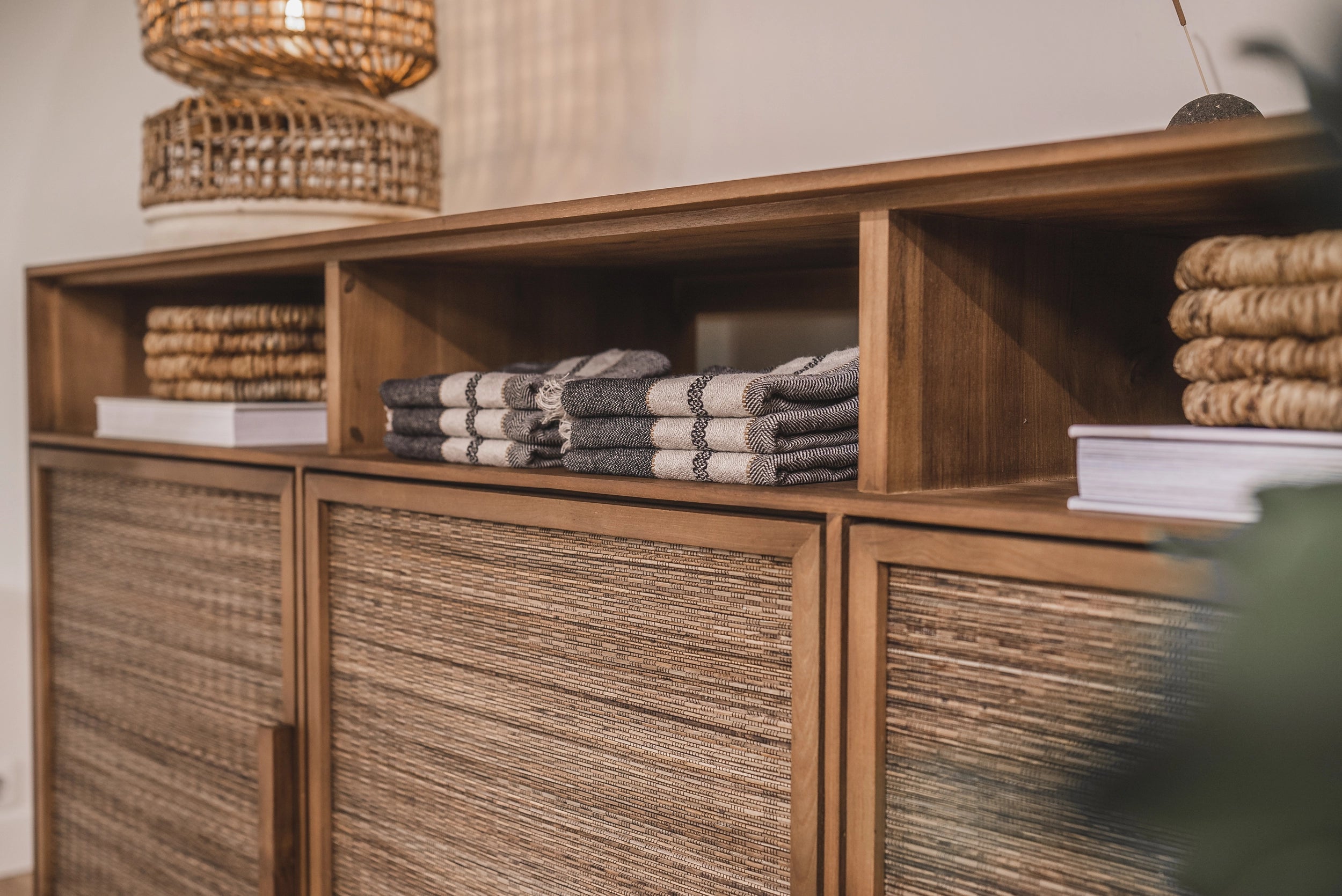 Hopper High Chest with 3 Doors