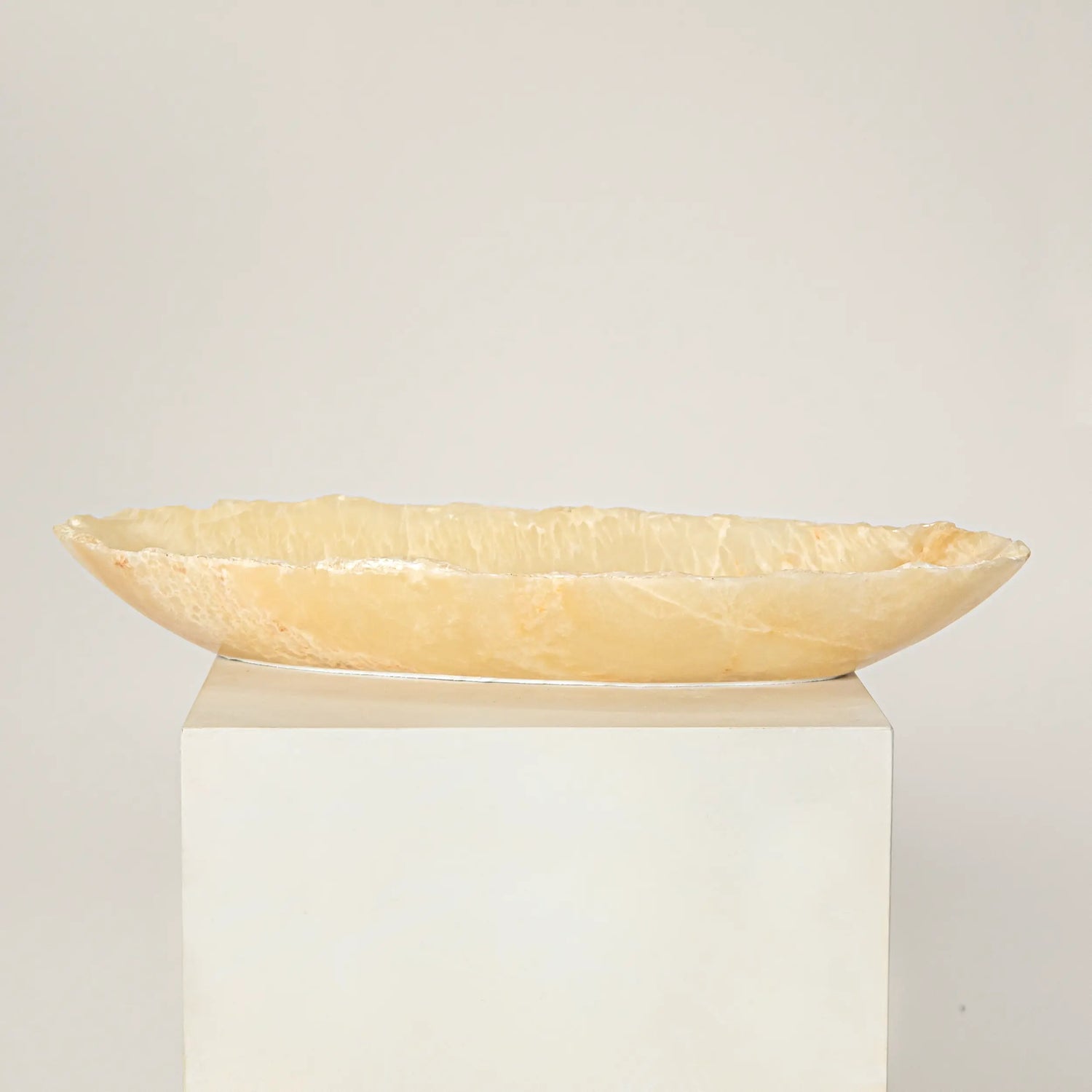 Large natural onyx bowl