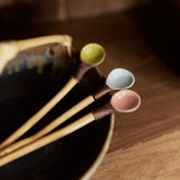 Cuillère en céramique et bois - CRUSOË