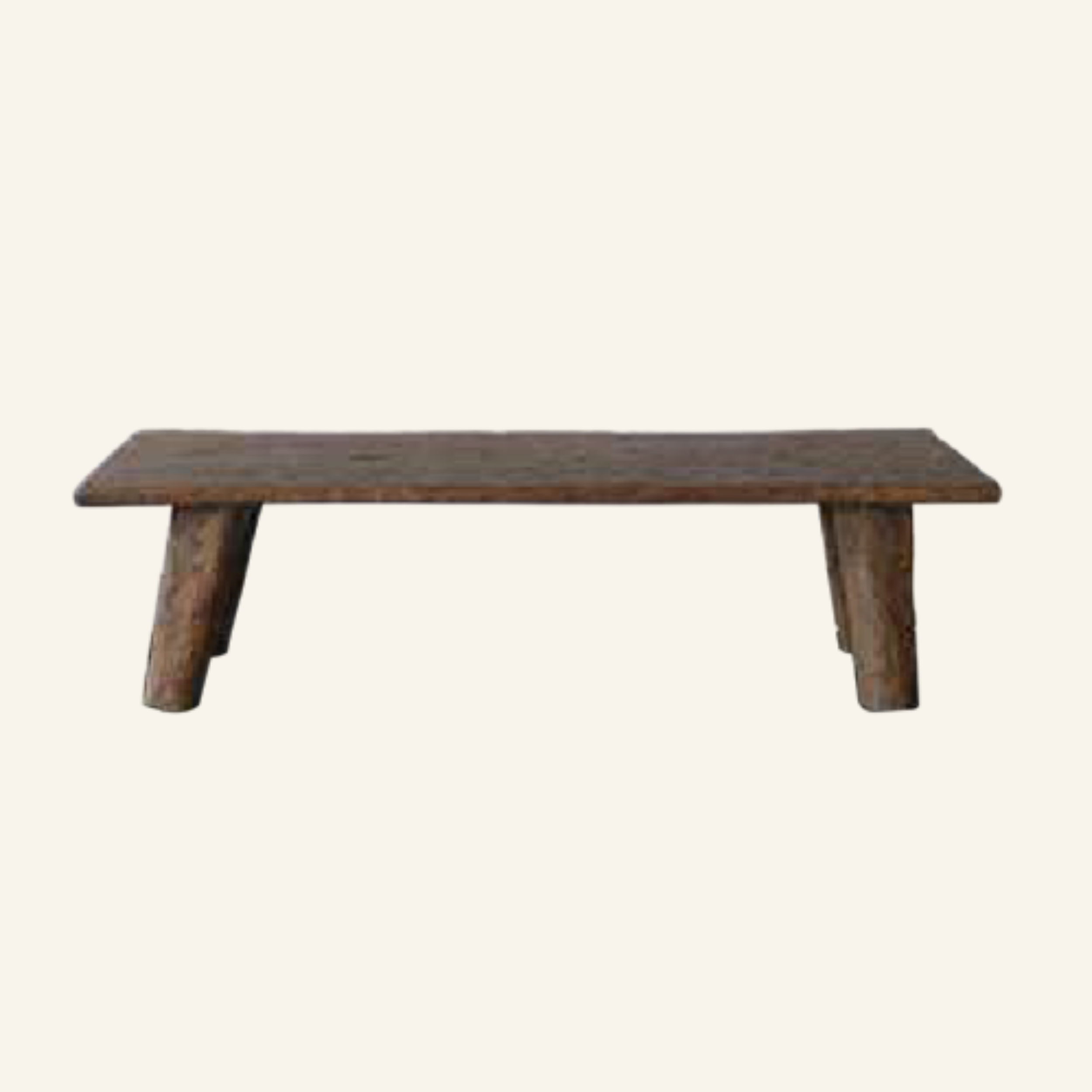 Amadoo table in rustic teak