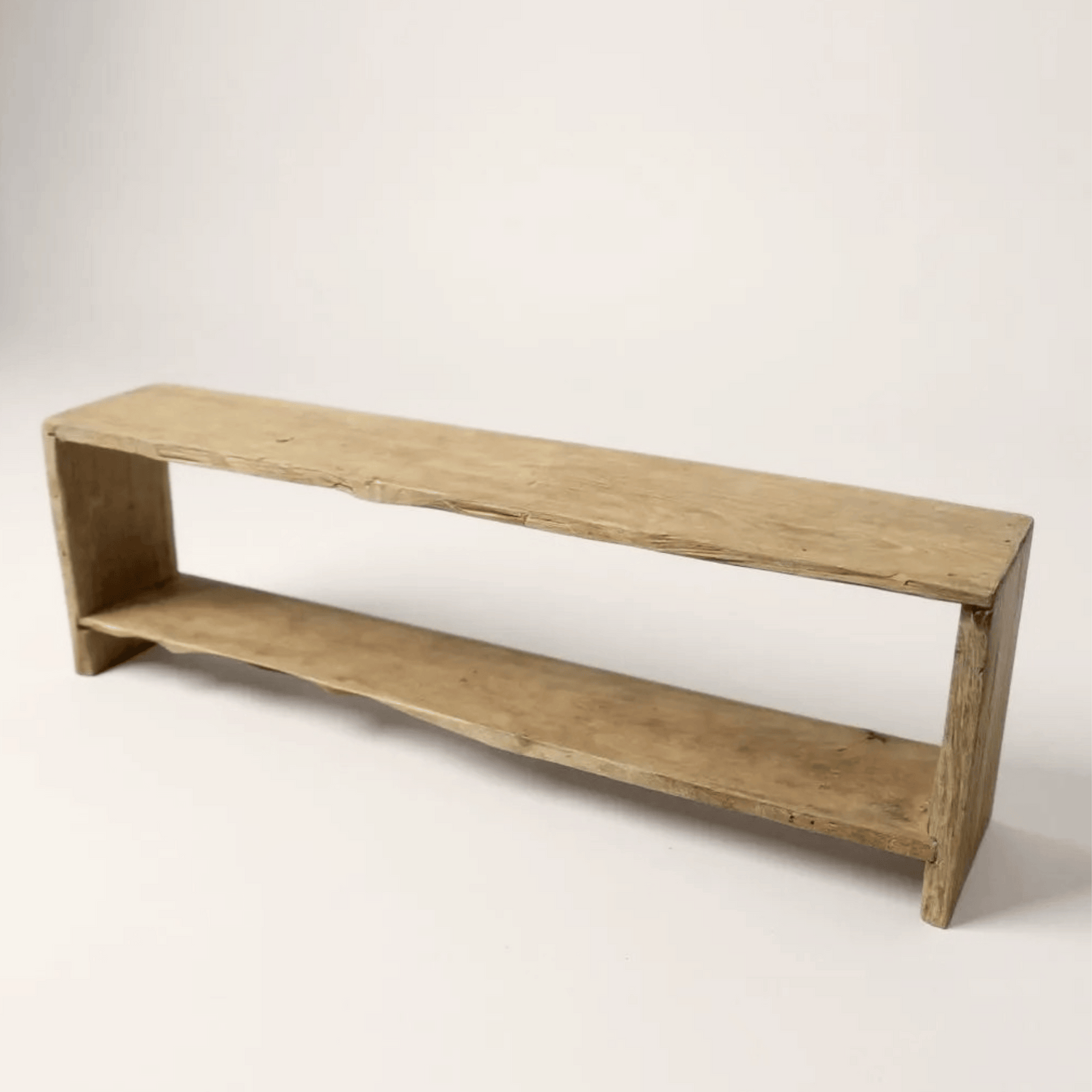 Console basse Billy en teck recyclé