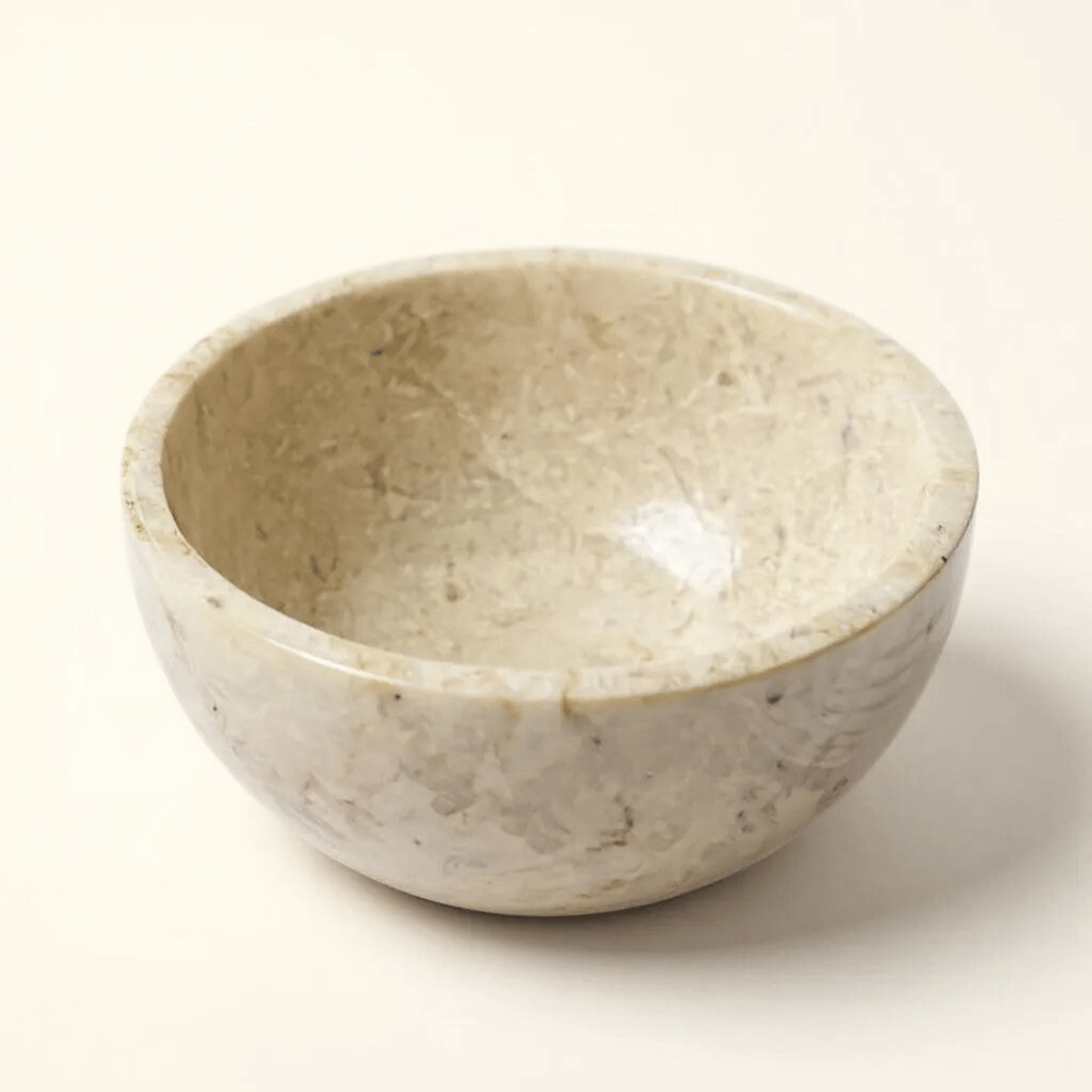 Bol en marbre - Crème