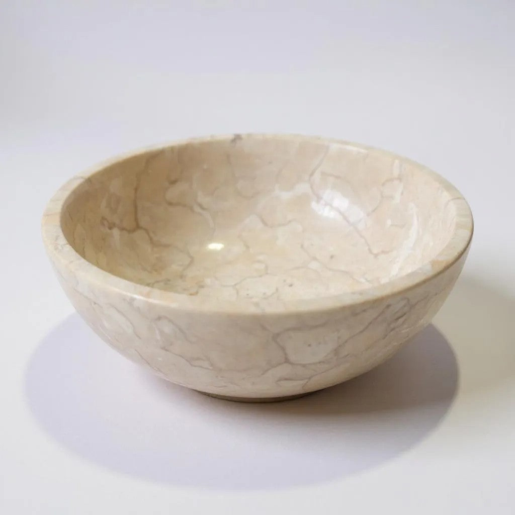 Marble Bowl - Cream