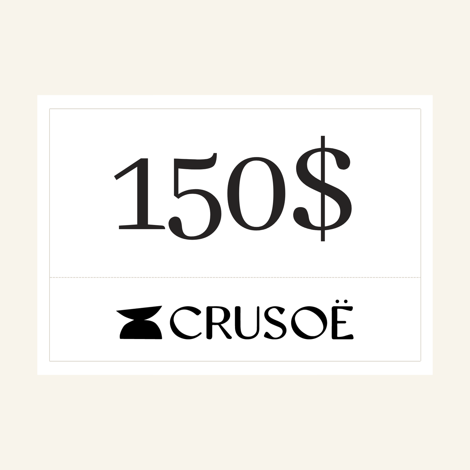 CRUSOË gift card