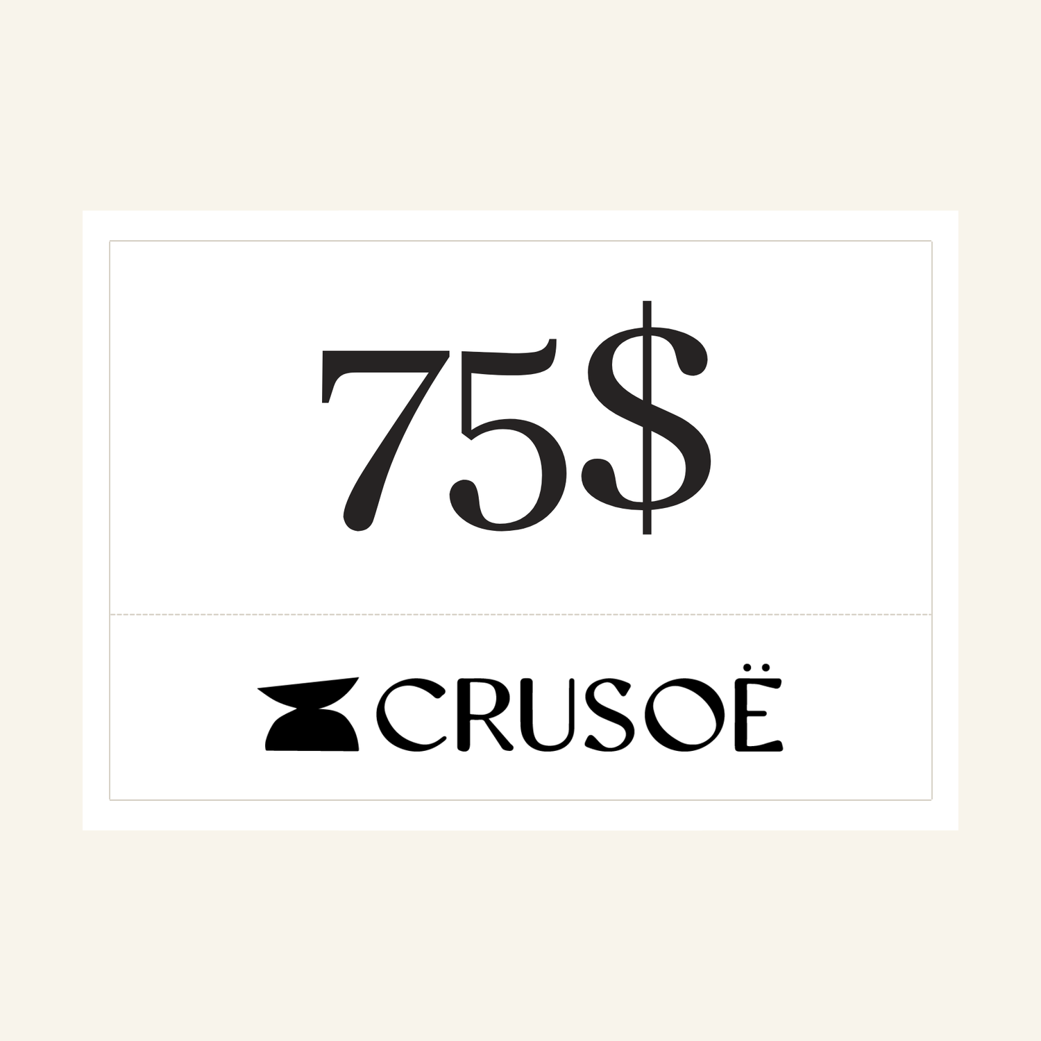 CRUSOË gift card