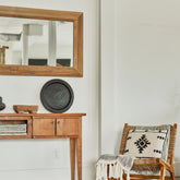 Miroir en teck recyclé - CRUSOË