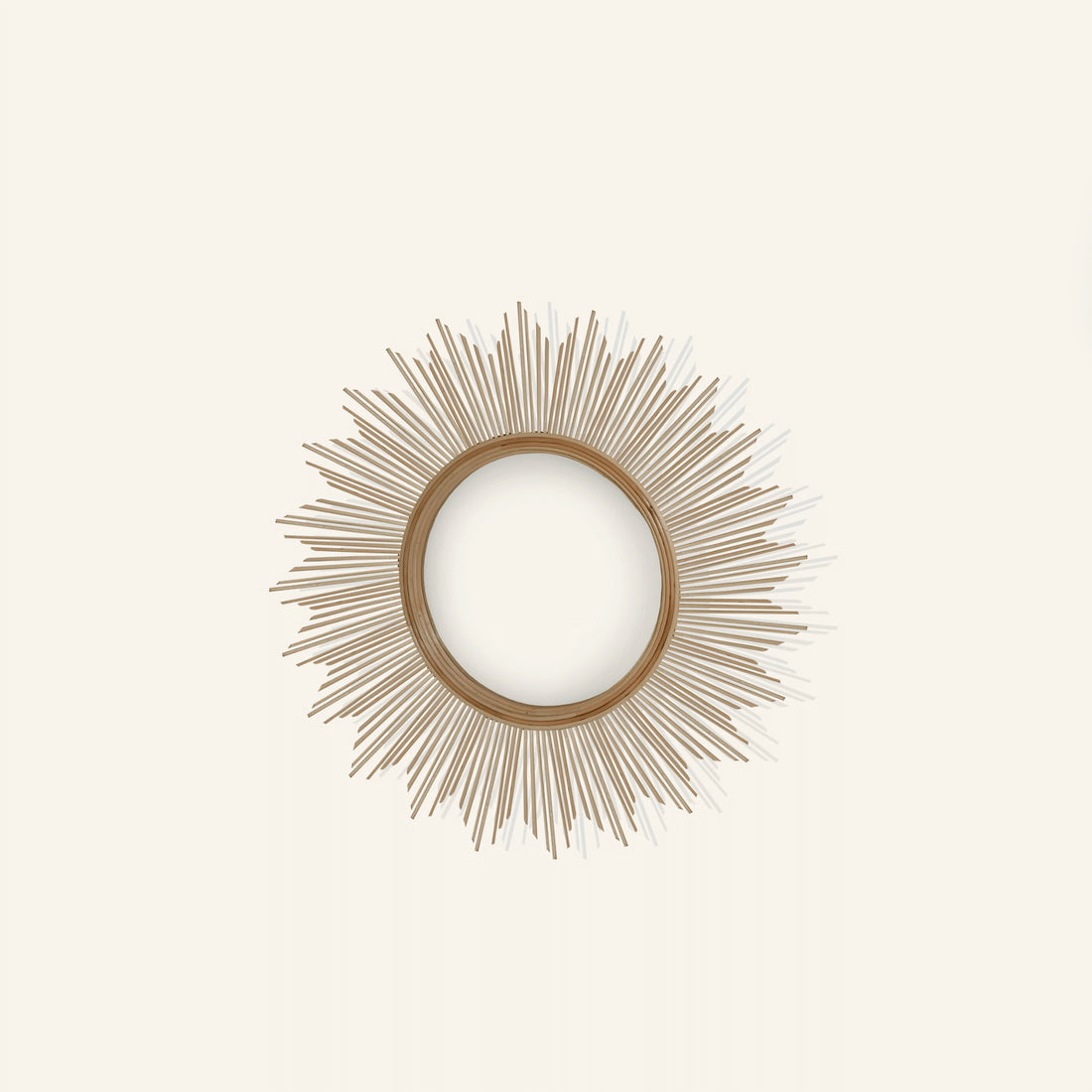 Miroir Style soleil en rotin - CRUSOË