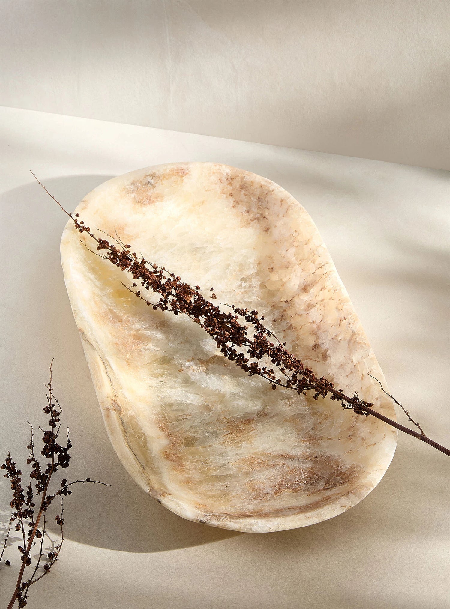 Centre de table en Onyx naturel