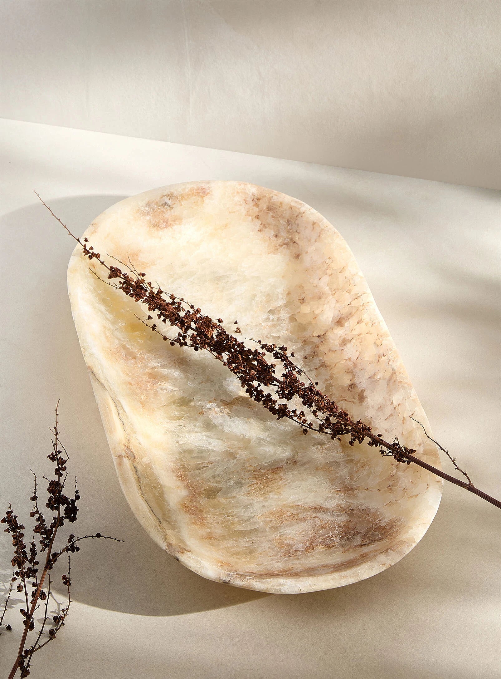 Centre de table en Onyx naturel