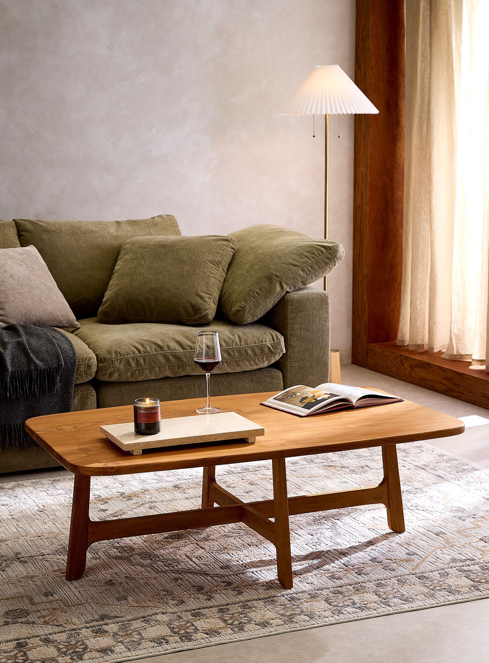 Magalie Coffee Table - Java Oak