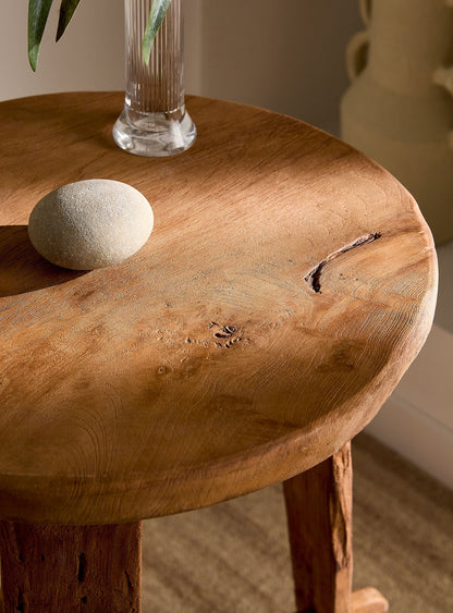 Rembrandt side table in recycled teak