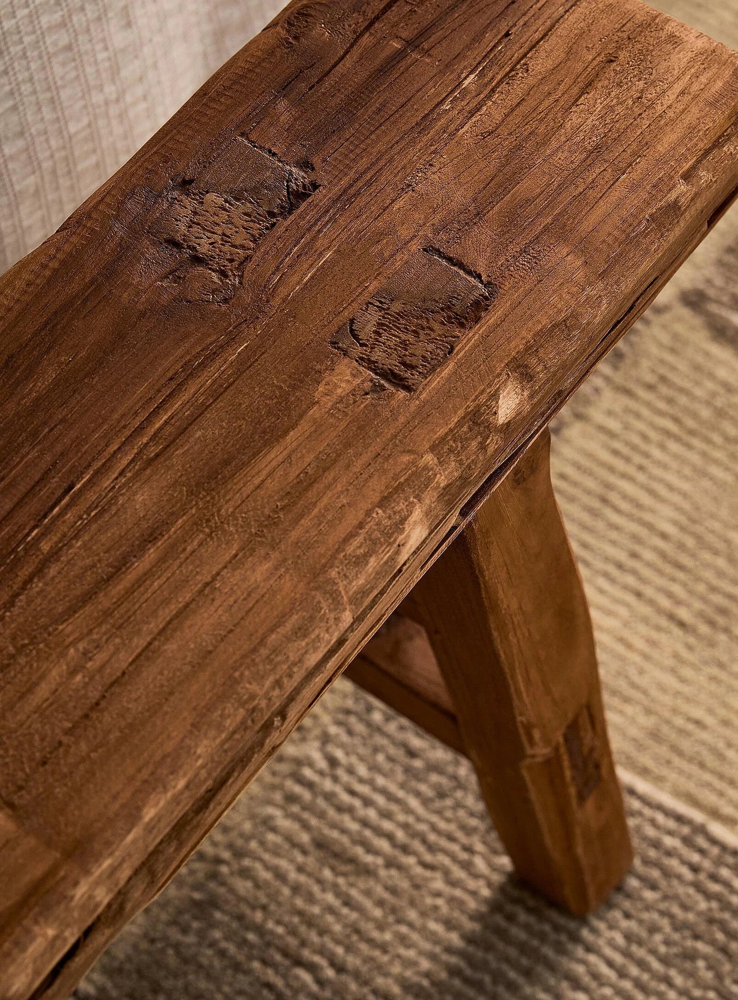 Narrow vintage bench - 150 cm 