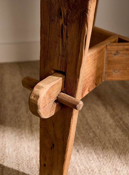 Rembrandt side table in recycled teak