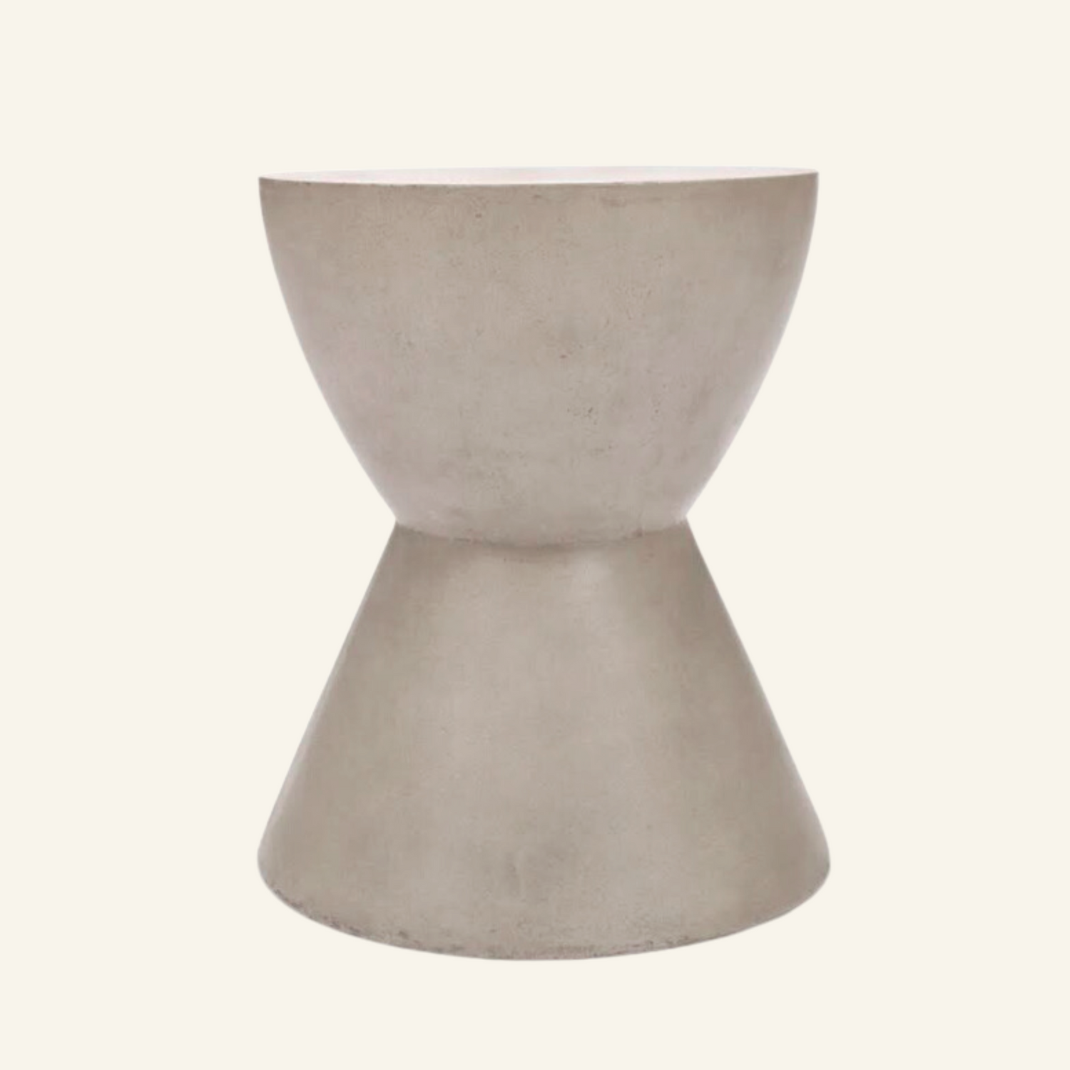 Tokken side table made of fiber cement