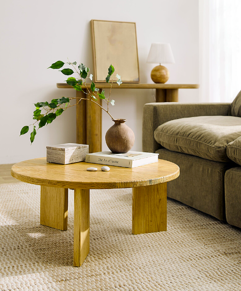 Tuscany Coffee Table / Black or Natural