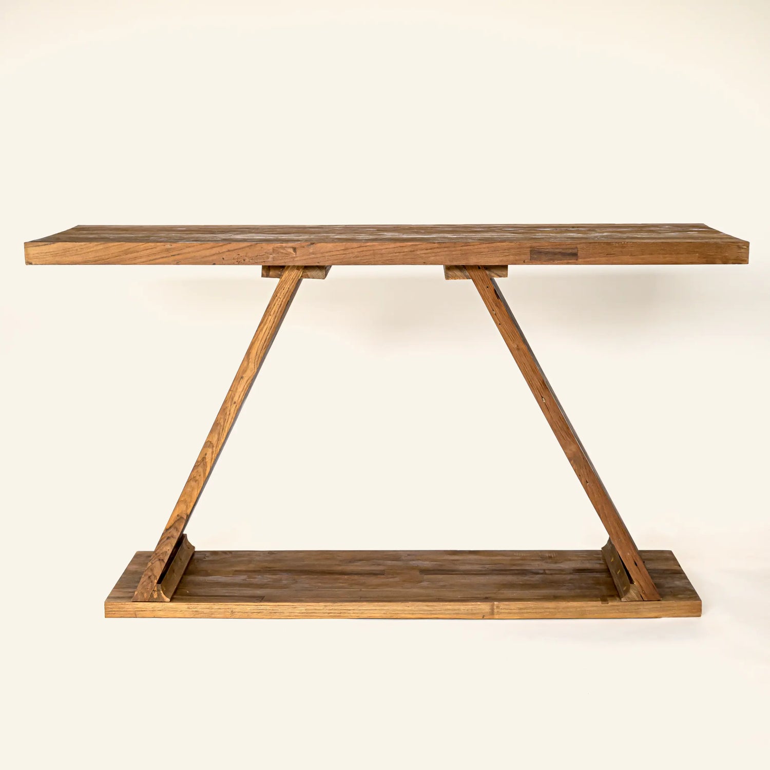 Console en teck vintage