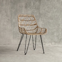 Chaise en rotin