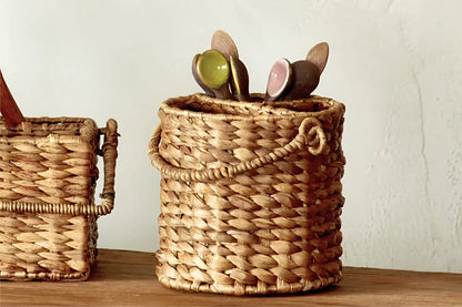 Panier de table en jacinthe d&