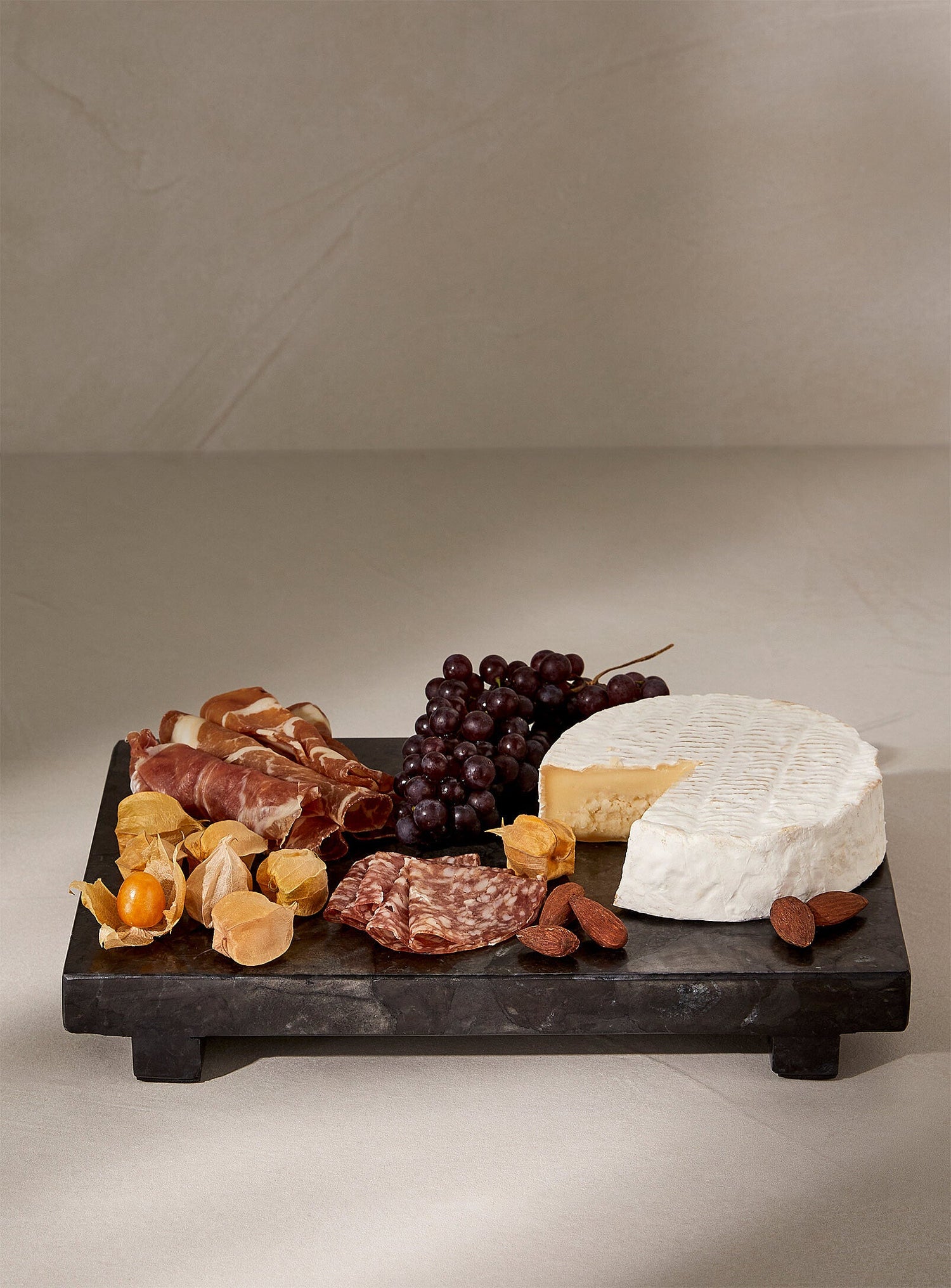 Plateau de service en marbre