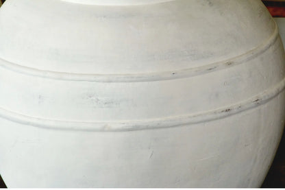 Pot en terracotta Dalya  blanc