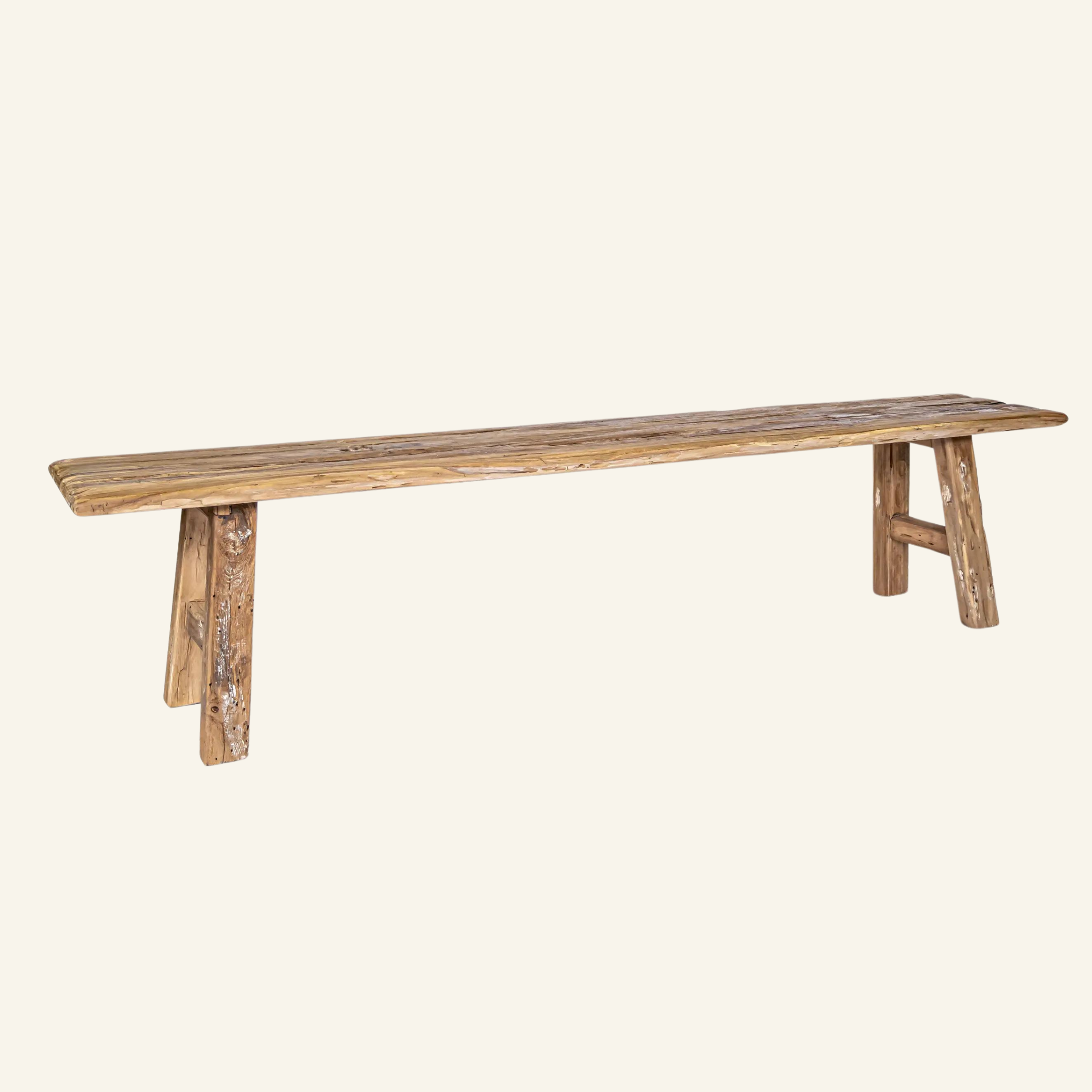 Vintage A-legged bench