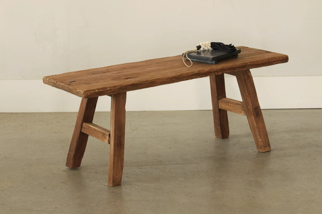 Vintage A-legged bench