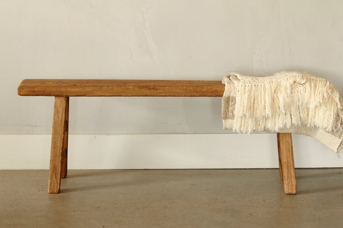 Narrow vintage bench - 150 cm 