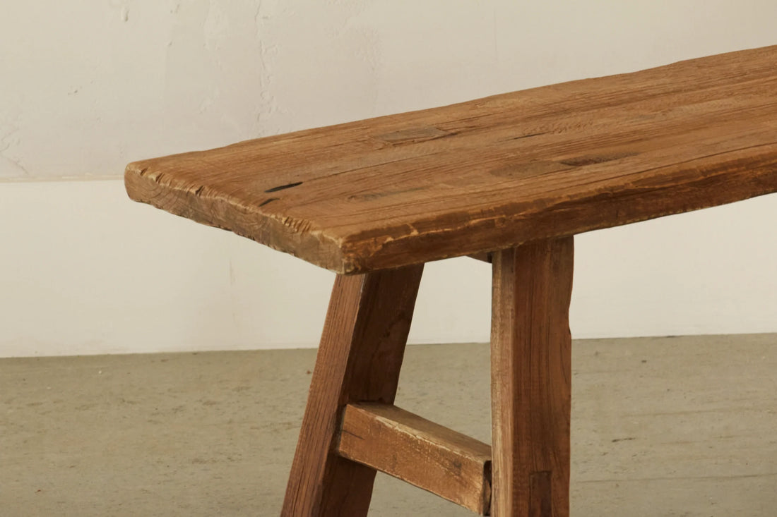 Vintage A-legged bench