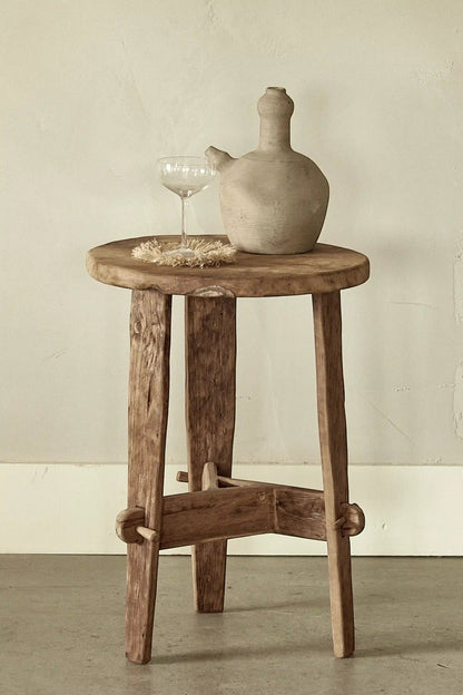 Rembrandt side table in recycled teak