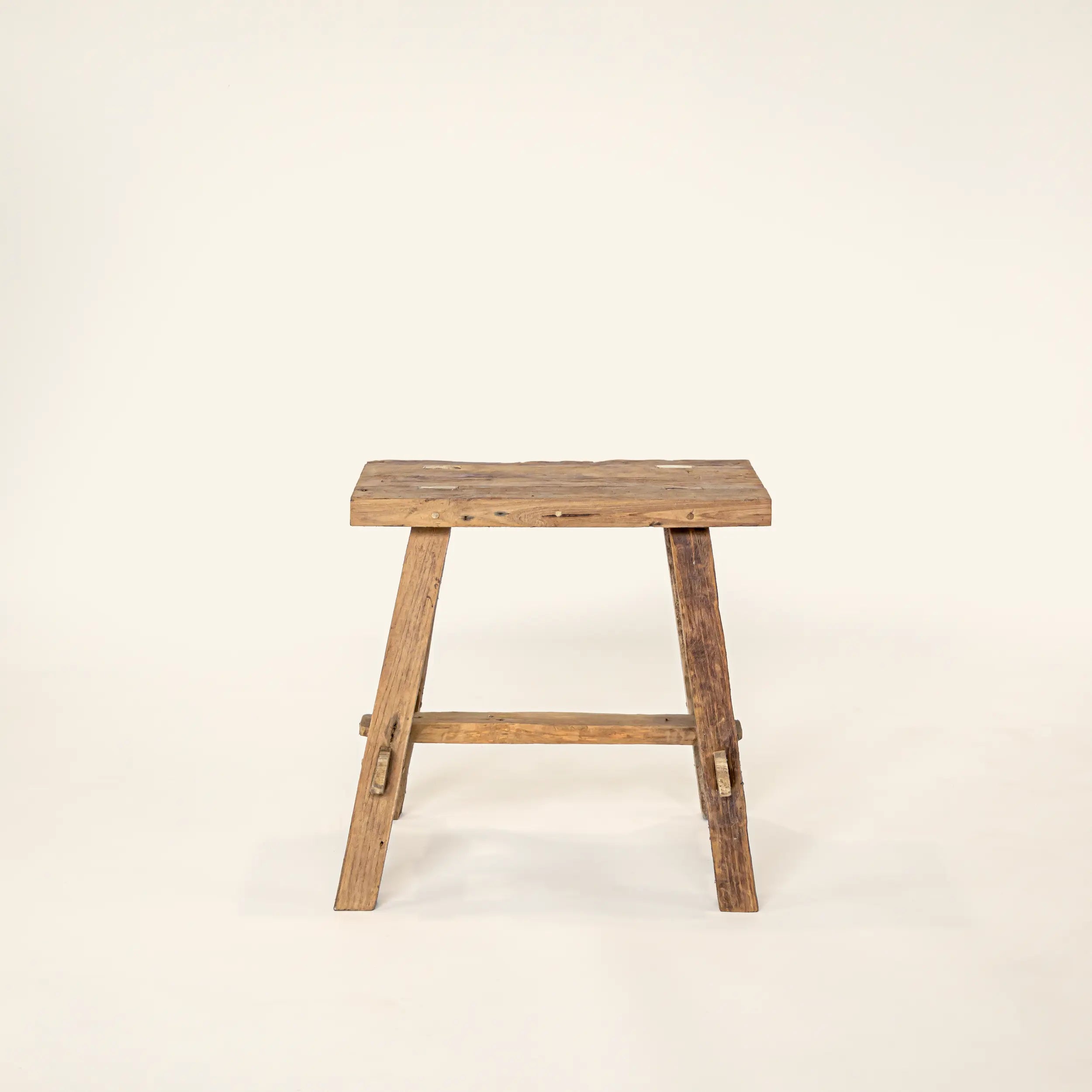Vintage teak stool