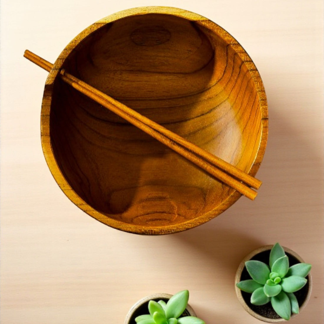 Bowl and chopsticks (set of 2)