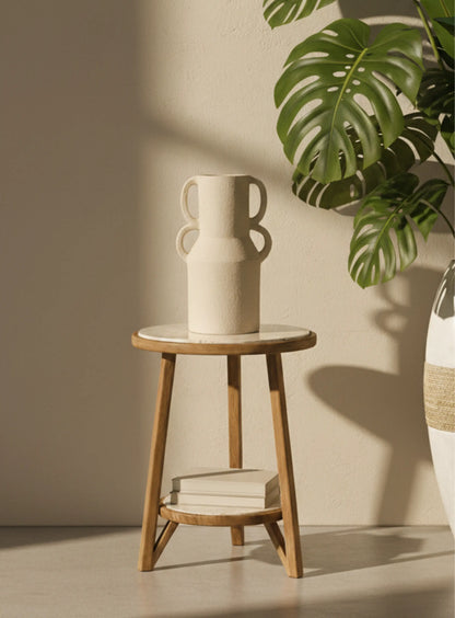 Poseidon Vase - Cream