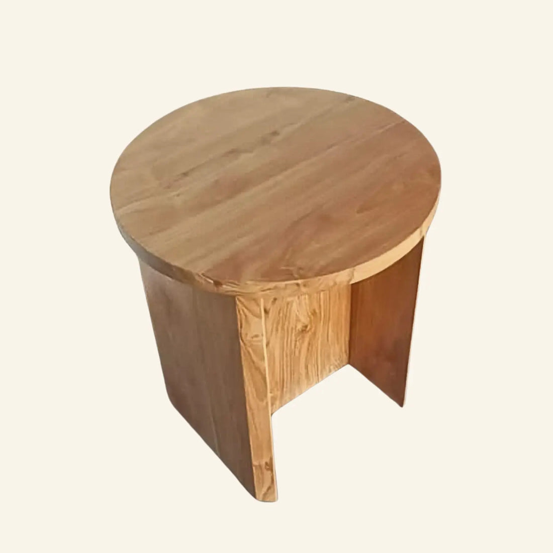 Tabouret en teck Nika