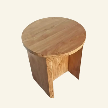 Tabouret en teck Nika