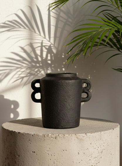 Hercules Vase - Antique Black
